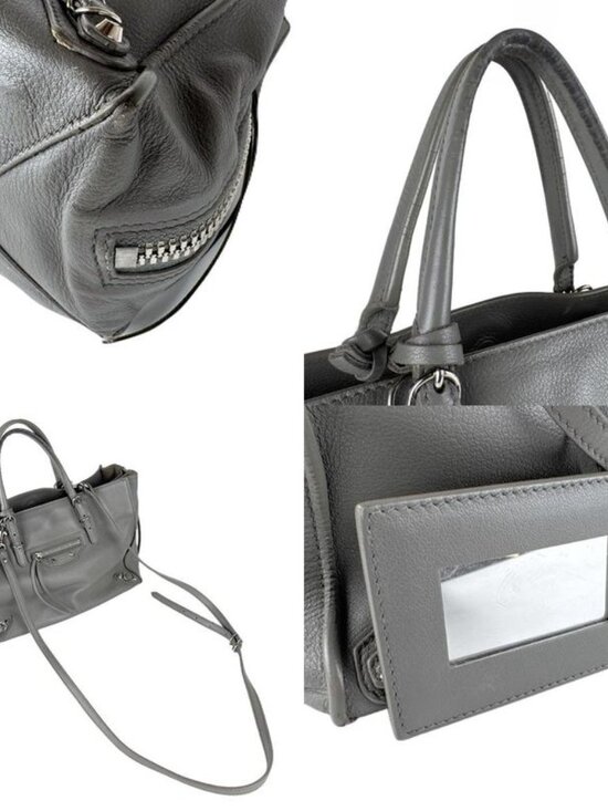 Balenciaga Shoulder Bag Leather - Picture 9 of 10